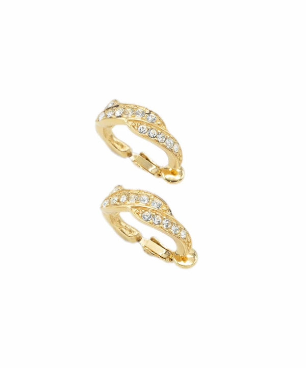Givenchy Givenchy vintage hoop earrings with diamante AEL1152