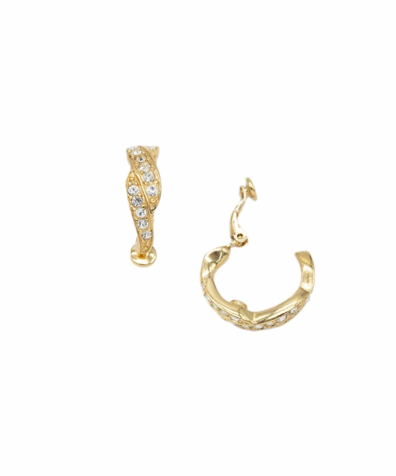 Givenchy Givenchy vintage hoop earrings with diamante AEL1152