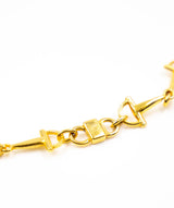 Givenchy Vintage Givenchy bracelet with lobster clasp and Givenchy anagram logo, gold plated AEL1031