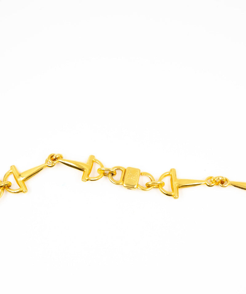 Givenchy Vintage Givenchy bracelet with lobster clasp and Givenchy anagram logo, gold plated AEL1031
