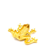 Givenchy Vintage Givenchy frog brooch, gold AEL1035