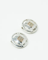 Givenchy Vintage Givenchy Silver and Gold Earrings c.1980s. - AWL3473