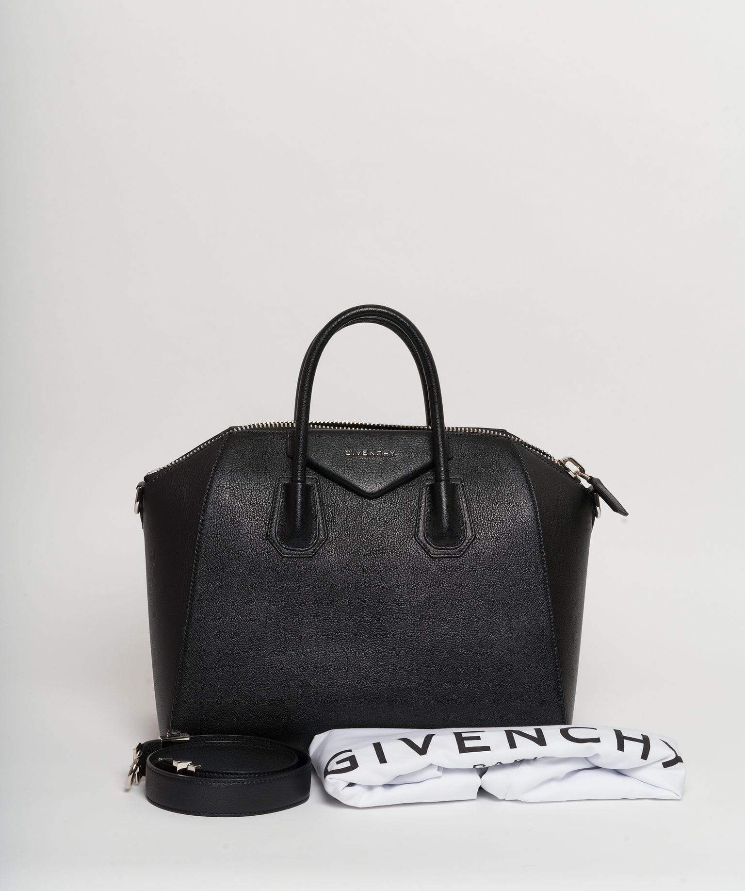 Givenchy Givenchy Antigona Black Top Handle Bag PHW