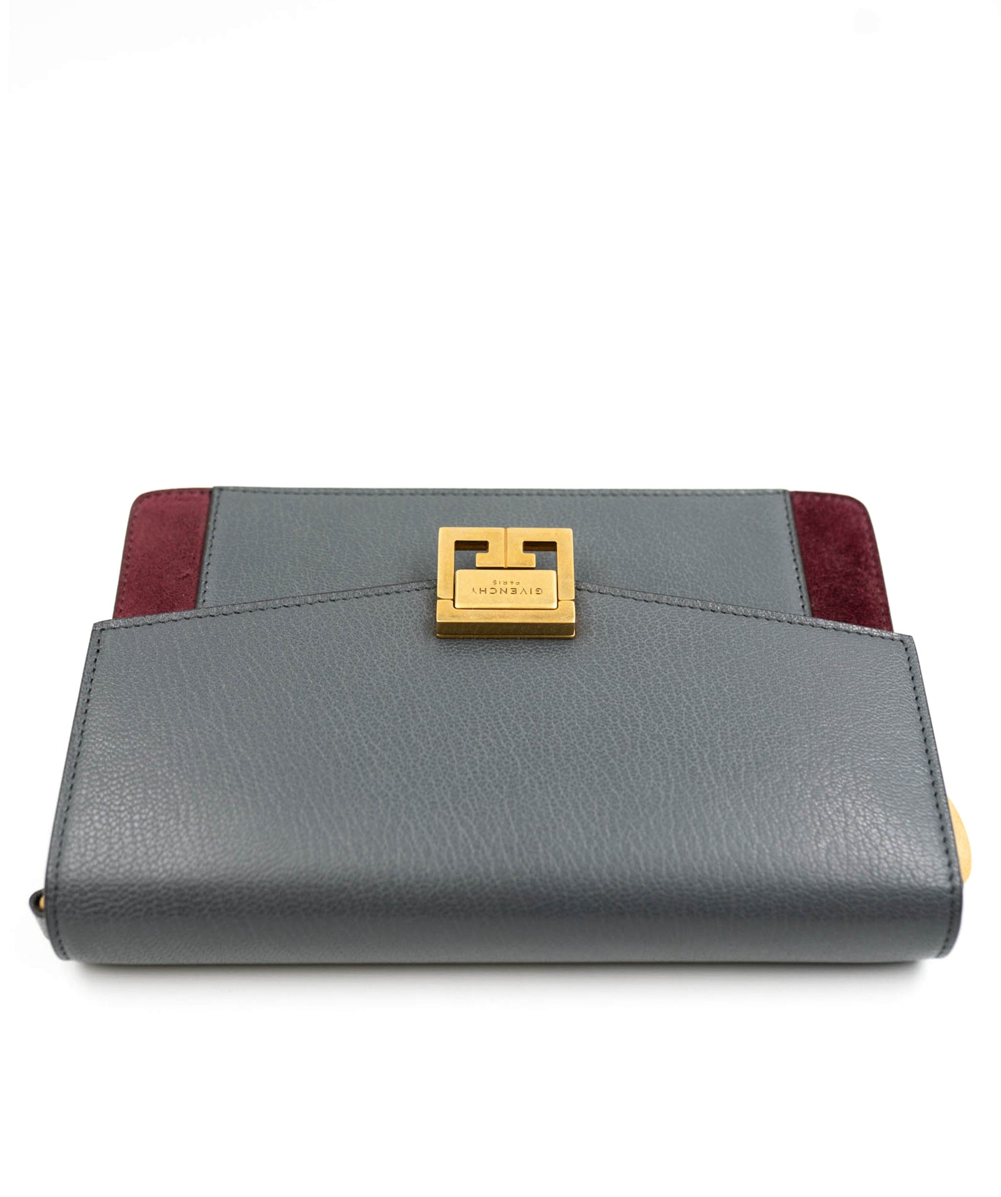 Givenchy Givenchy grey and burgundy wallet on chain - AJC0037