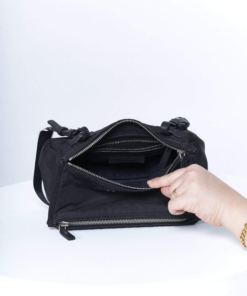 Givenchy Givenchy Pandora Nylon and leather bag small