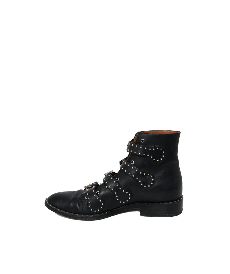 Givenchy studded 2024 buckle boots