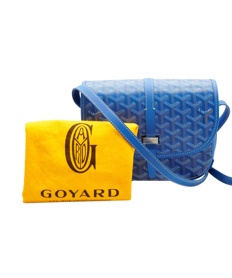 GOYARD Goyardine Belvedere PM Messenger Bag Yellow 376980