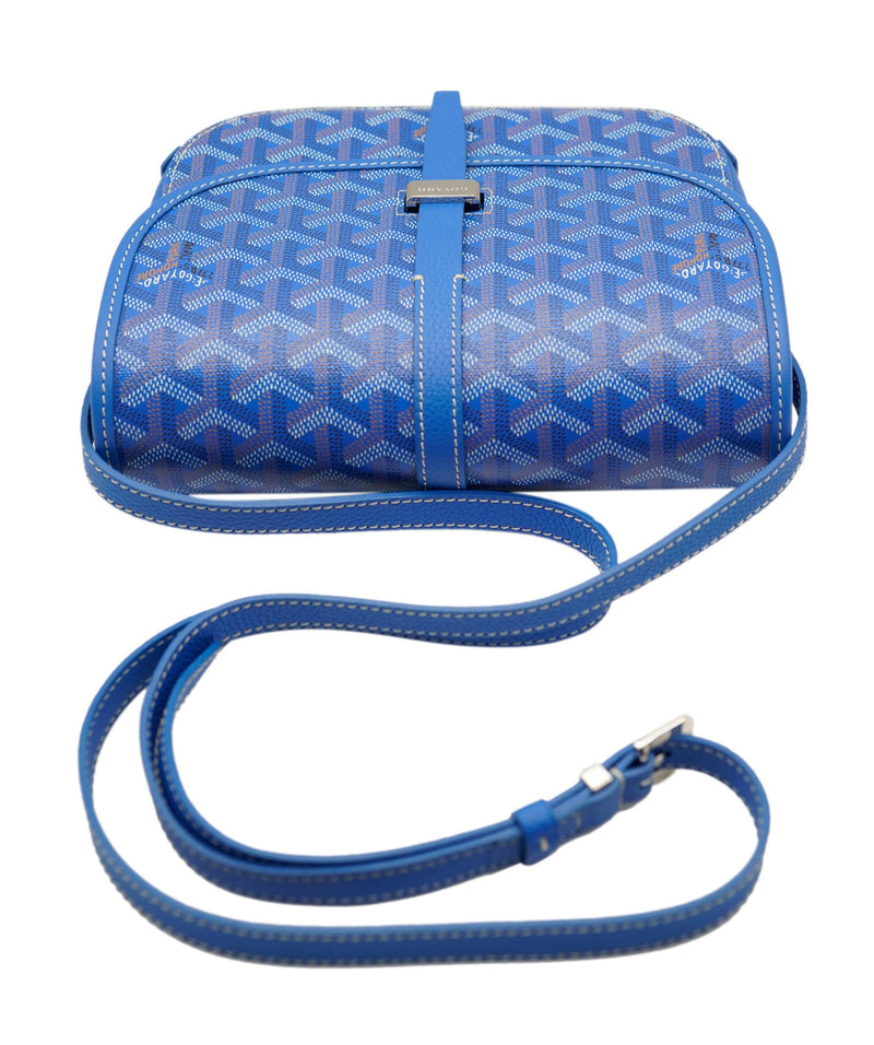 Goyard Goyardine Belvedere II Sky Blue PM Messenger Bag - O/S / Blue