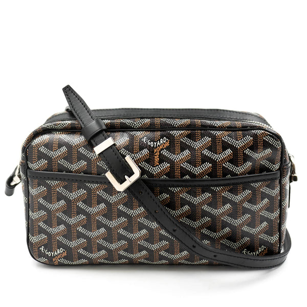 Goyard Cap-Vert PM Bag Jet Black in Canvas/Leather with Silver