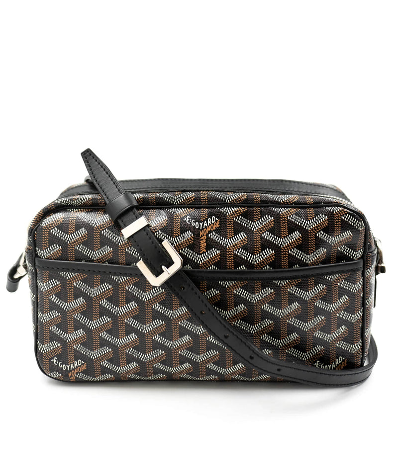 Goyard Cap-Vert PM Bag Jet Black in Canvas/Leather with Silver-tone - US