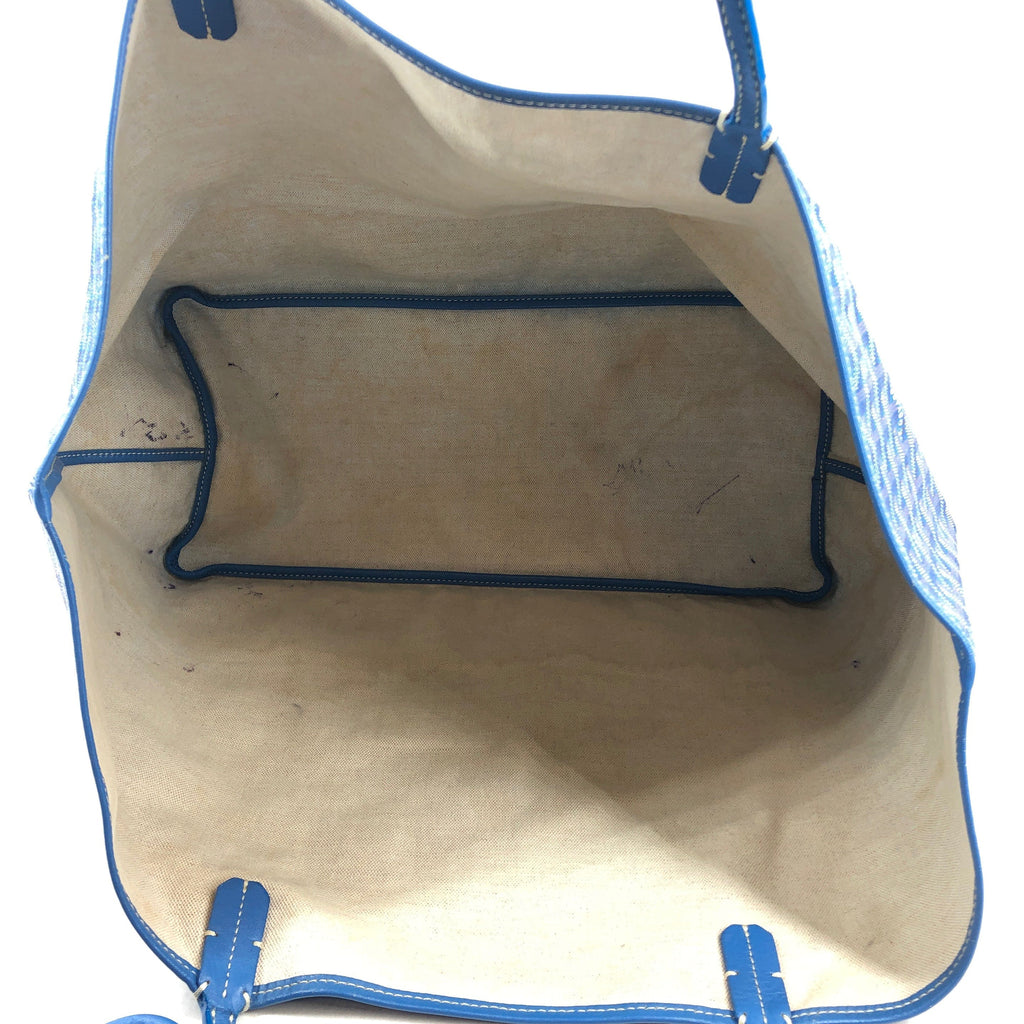 Goyard Goyardine St. Louis GM w/ Pouch - Blue Totes, Handbags - GOY37749