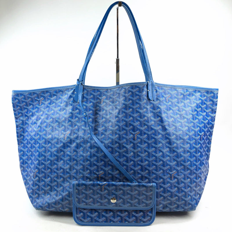 Goyard Saint Louis Gm Blue Pouch With Tote PXL1770 – LuxuryPromise
