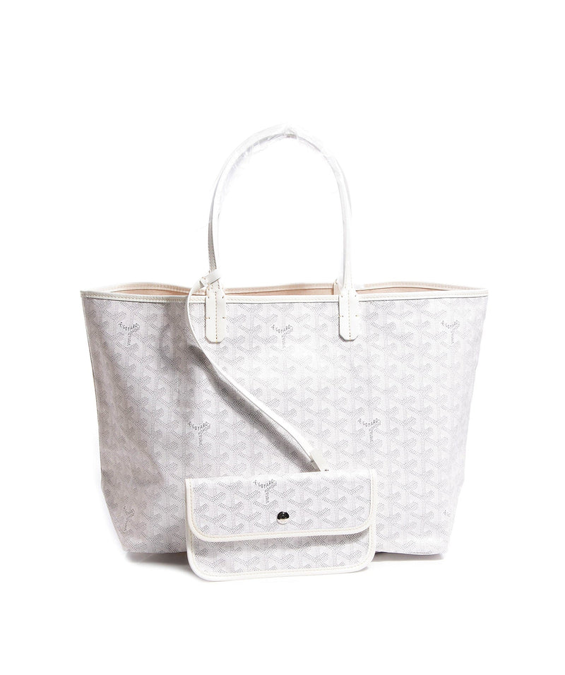Goyard The Coveted Saint-Louis GM Tote Bag in Grey and White Canvas, SHW