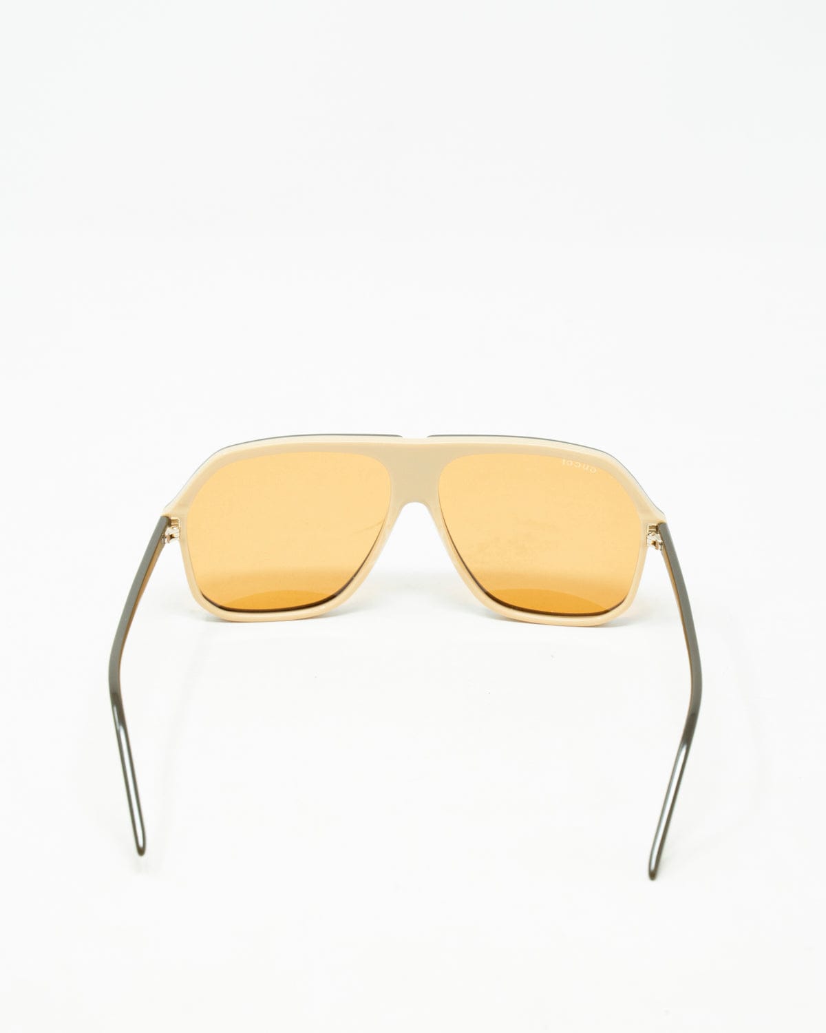 Gucci Gucci 70s style Khaki Acrylic Sunglasses - AWL2655