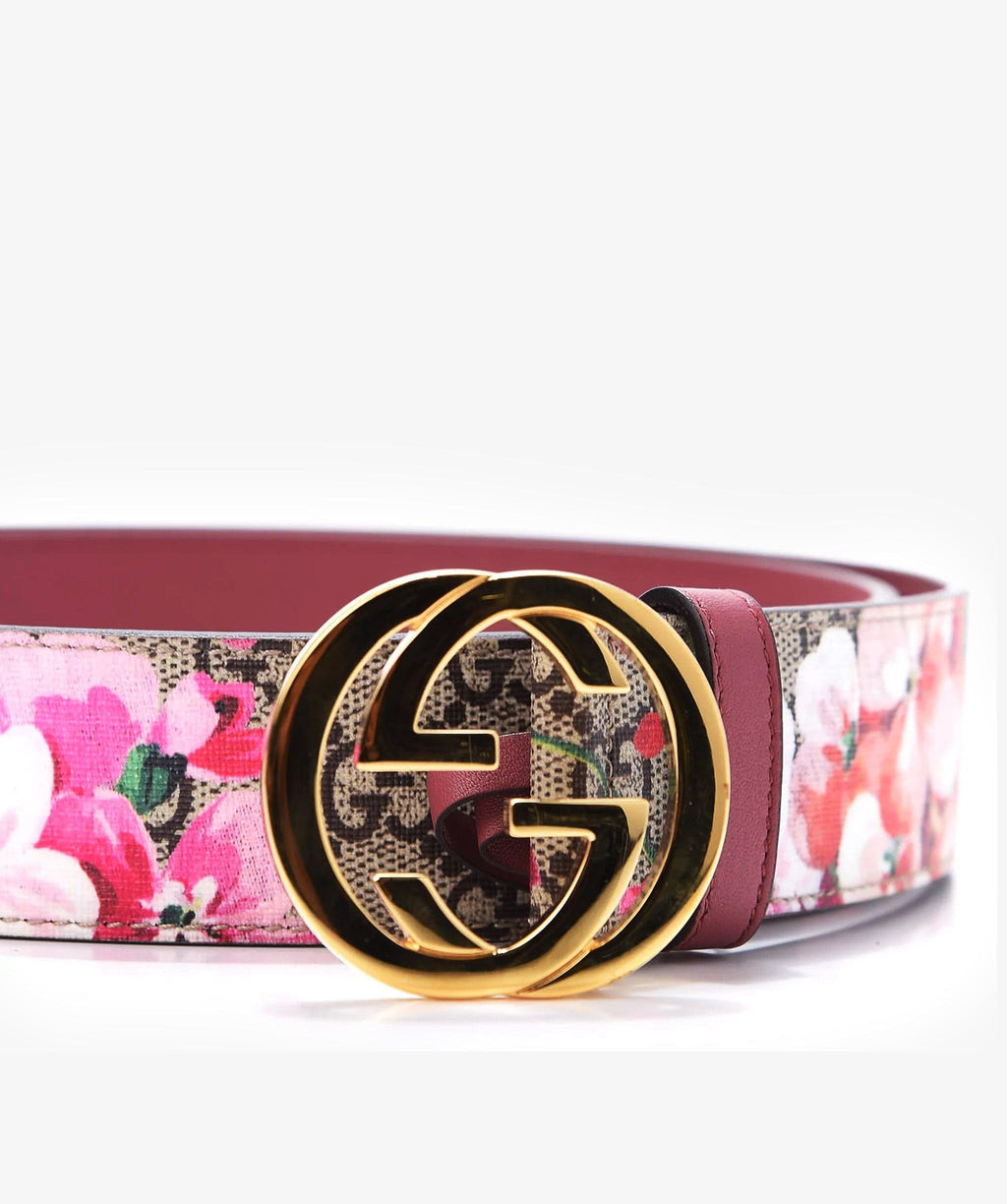 Gucci belt 2025 with flowers