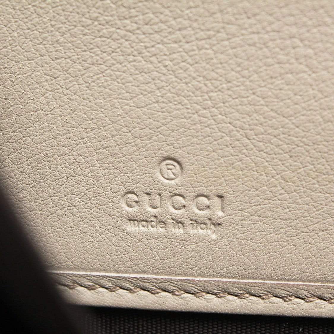 Gucci Gucci Guccissima Interlocking Zip Wallet