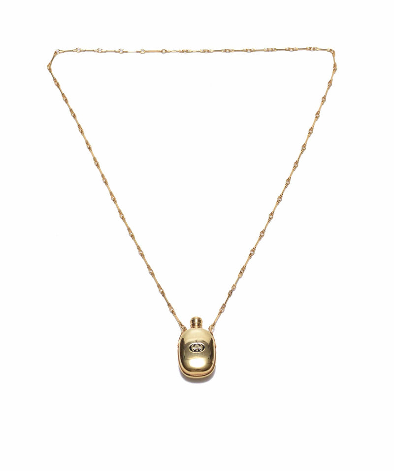 Gucci perfume sale bottle necklace