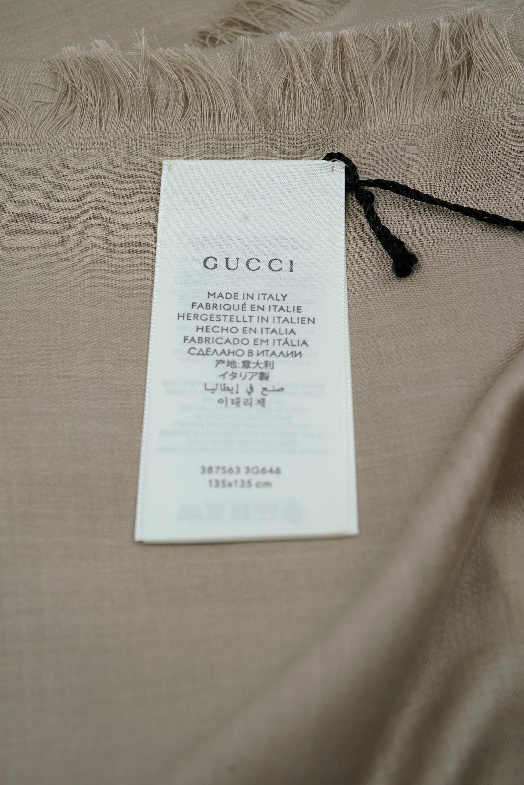 Gucci Gucci Silk Accessory, beige ASL5343