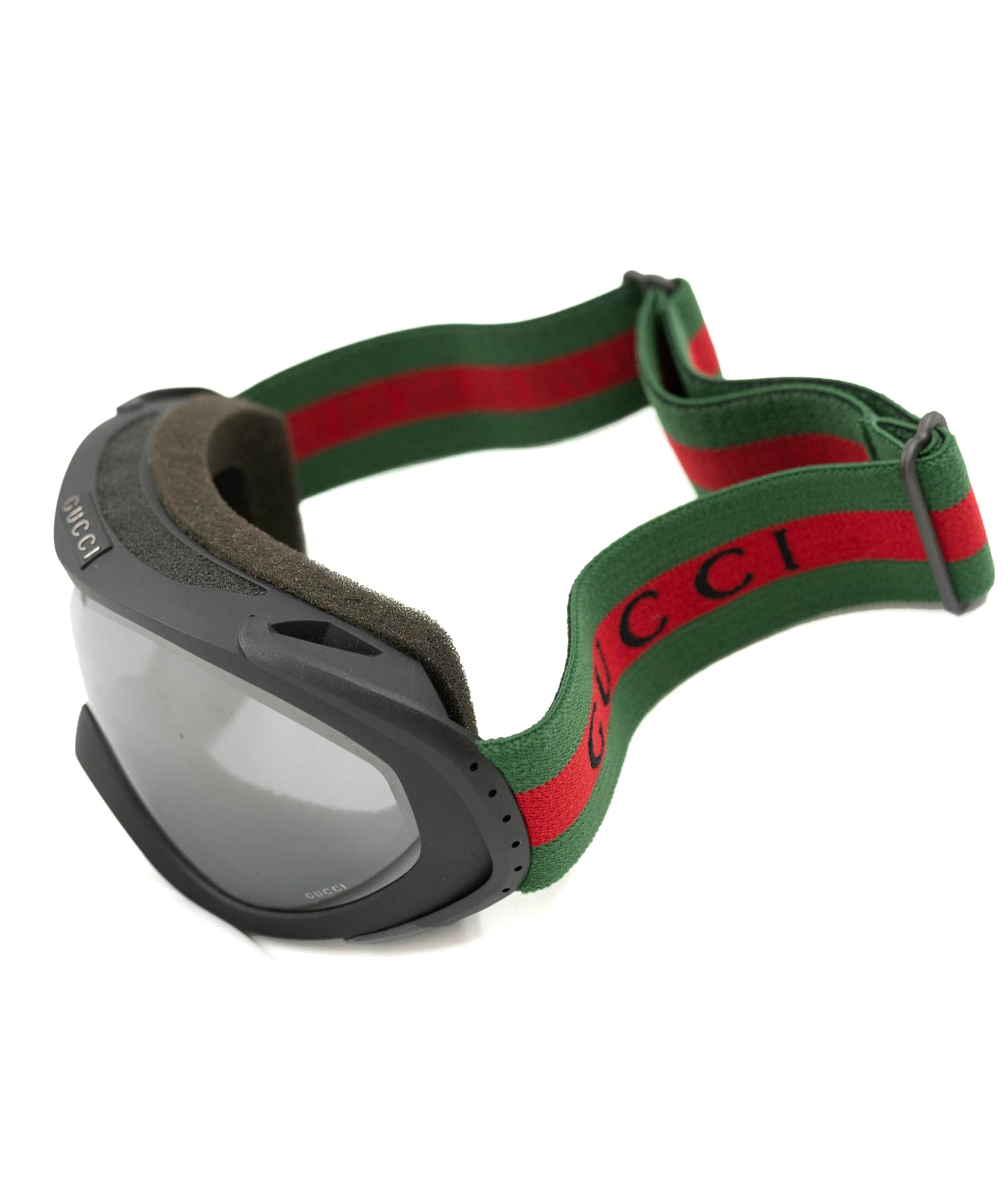 Gucci Gucci Ski Green and Red Elasstic Goggles - AWL3977