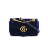 Gucci Gucci Small GG Marmont Velvet Shoulder Bag - RCL1216