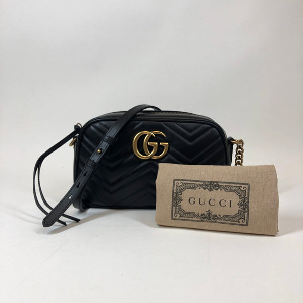 Leather crossbody bag Gucci Black in Leather - 39527098