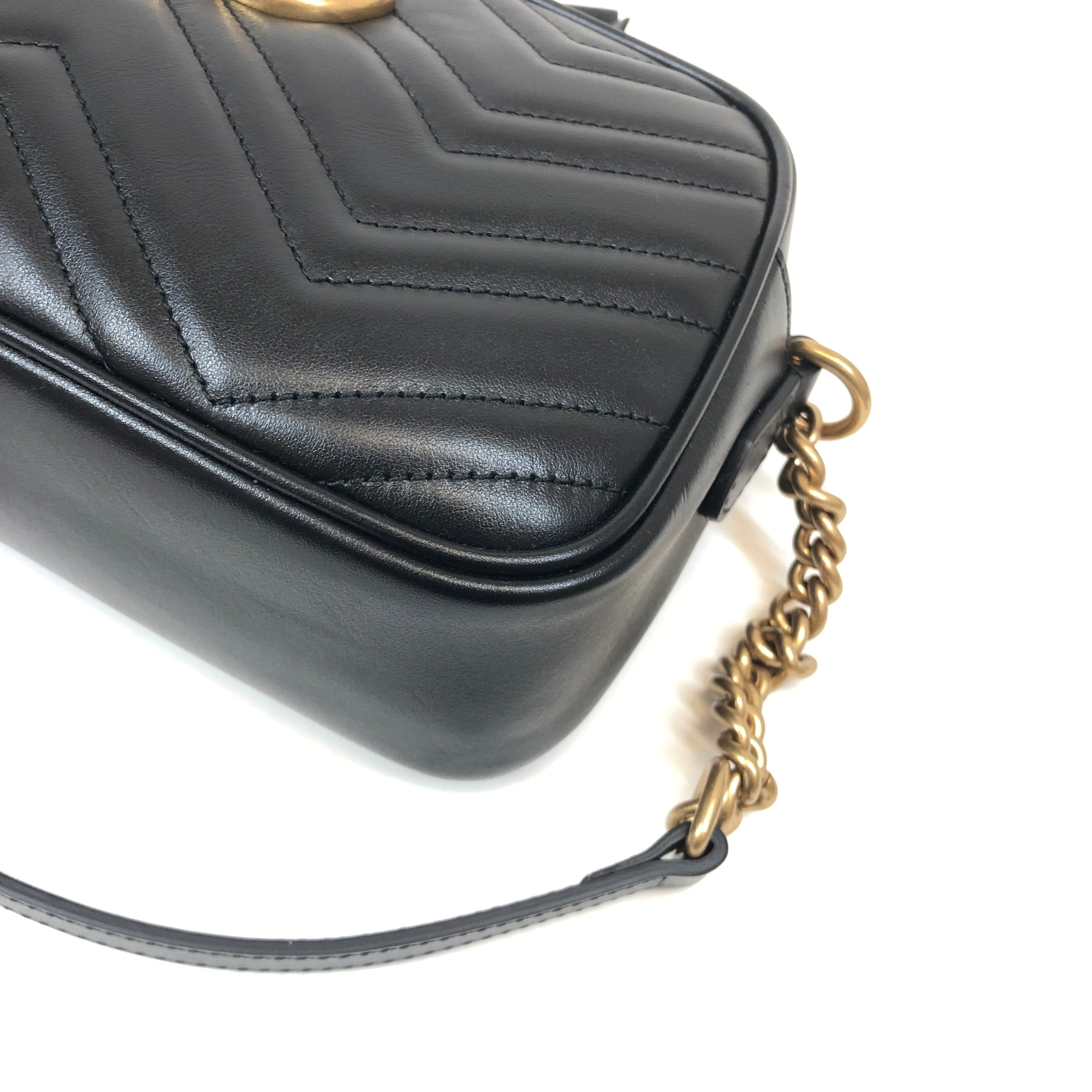 Gucci Black Gucci Marmont Shoulder Bag PXL1177