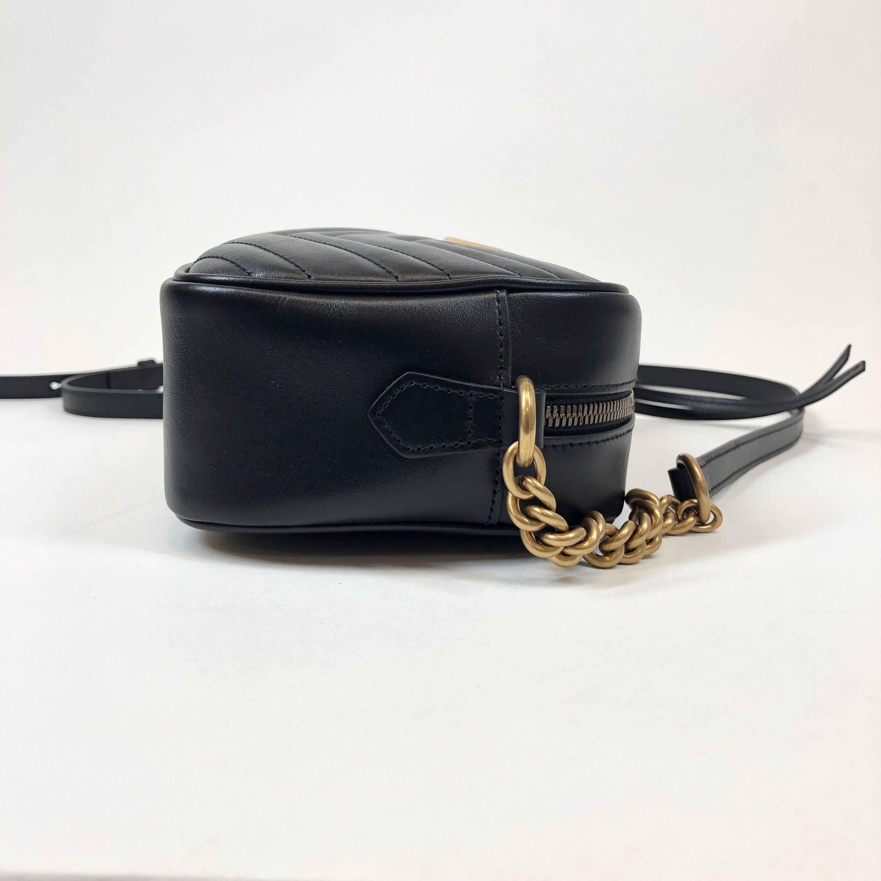Gucci Black Gucci Marmont Shoulder Bag PXL1181