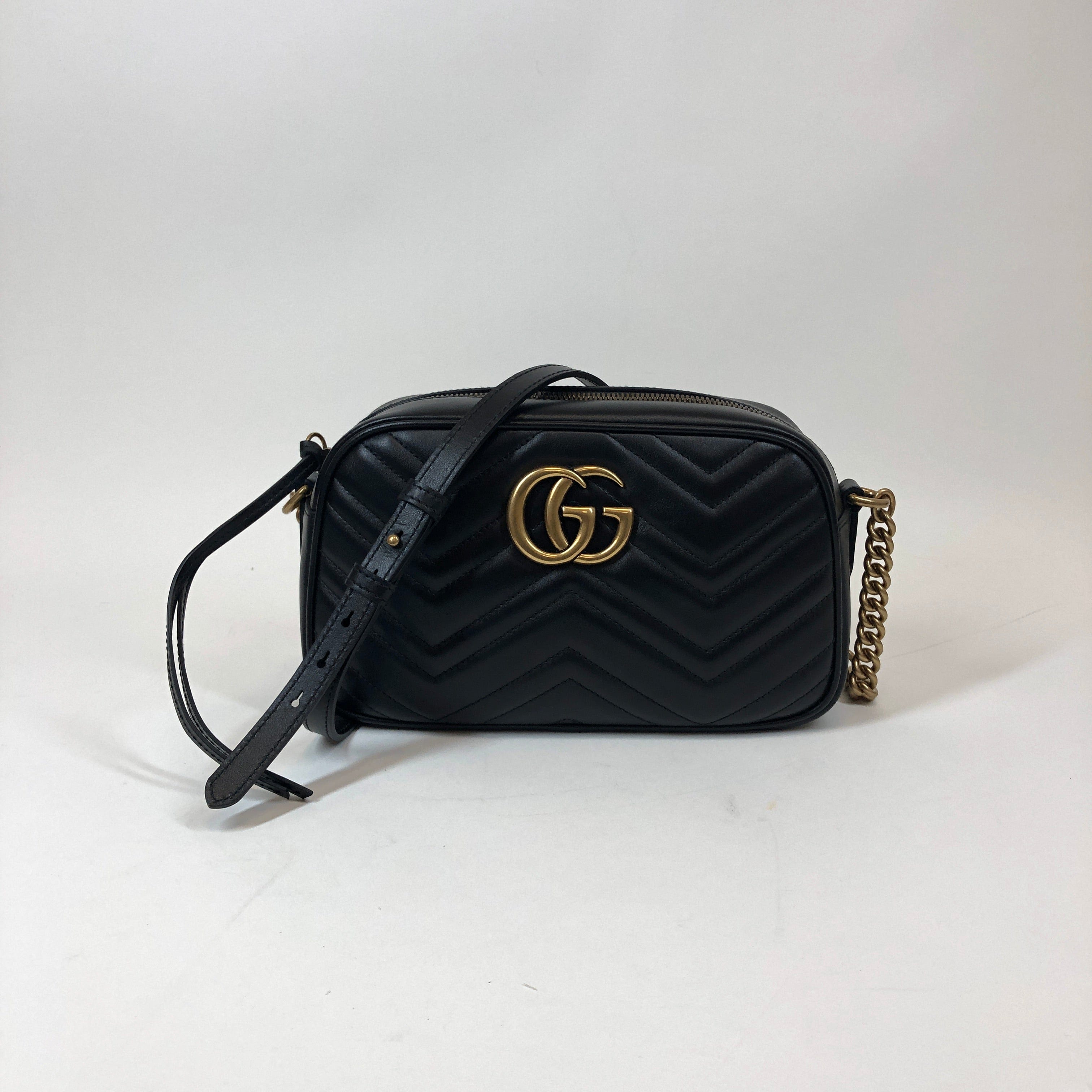 Gucci Black Gucci Marmont Shoulder Bag PXL1181