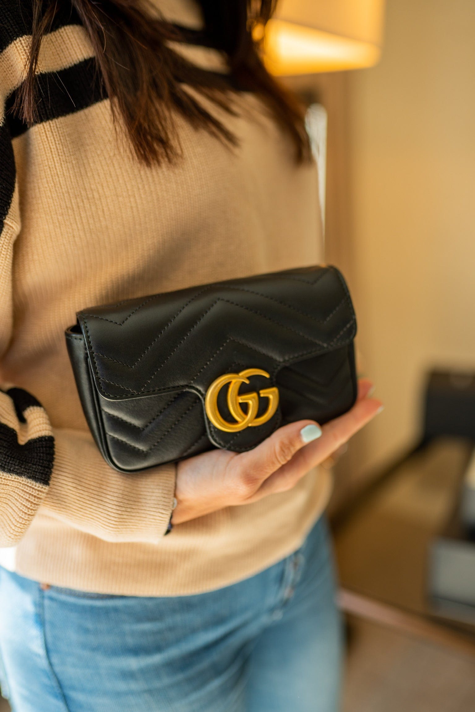 Gucci Gg Marmont Small Matelasse Shoulder Bag ASL3065