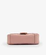 Gucci Gucci Baby Pink Mini GG Marmont Crossbody Bag - RJL1056