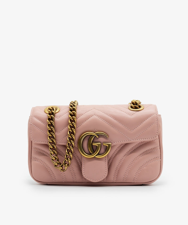 Padlock leather handbag Gucci Pink in Leather - 25086943