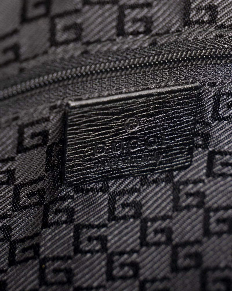 Gucci Gucci Bamboo Hobo Black Calf Leather Shoulder Bag - AWL1955