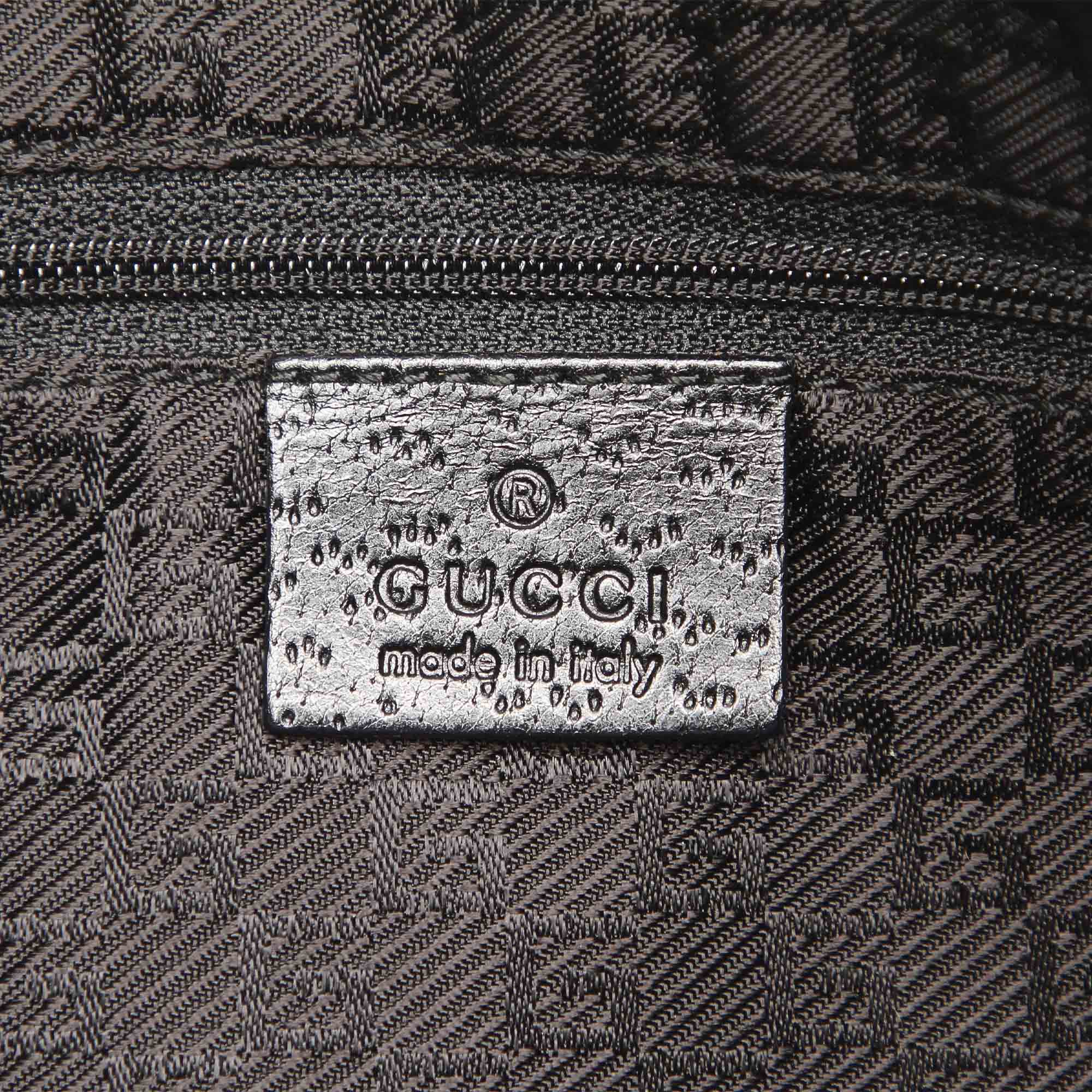 Gucci Gucci Bamboo Jackie Canvas Shoulder Bag NW5326