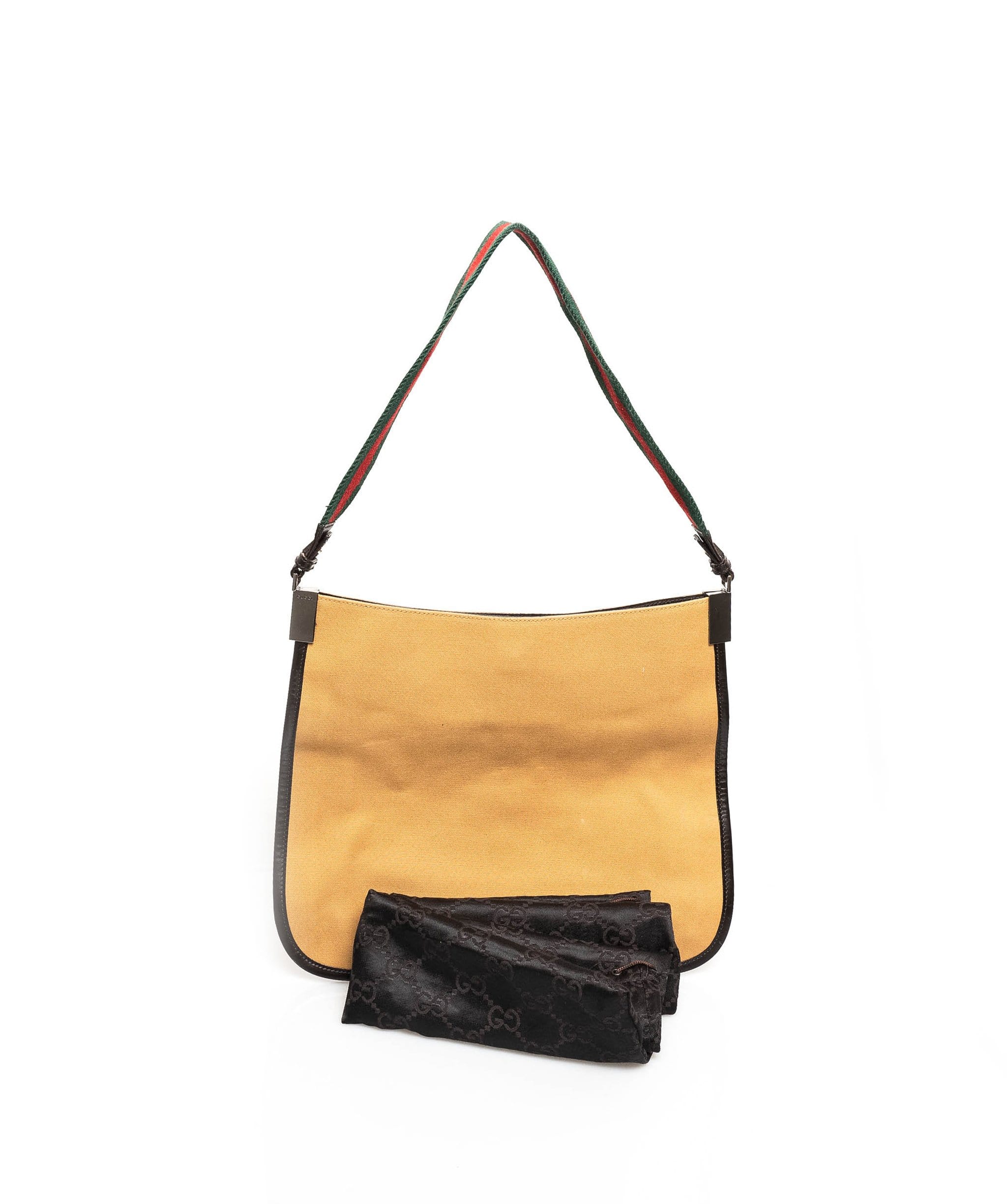 Gucci Gucci Beige Canvas Shoulder Bag  - AGL1362