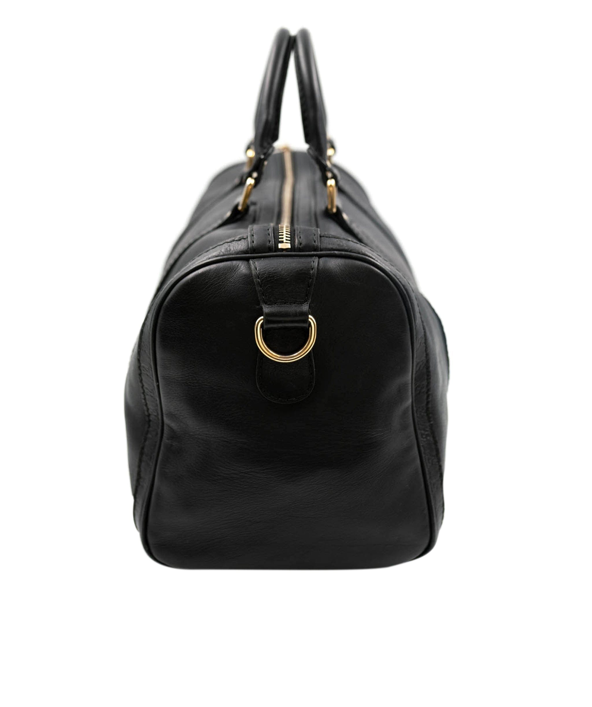 Gucci Gucci Black GG Leather Boston Bag - ADL1908