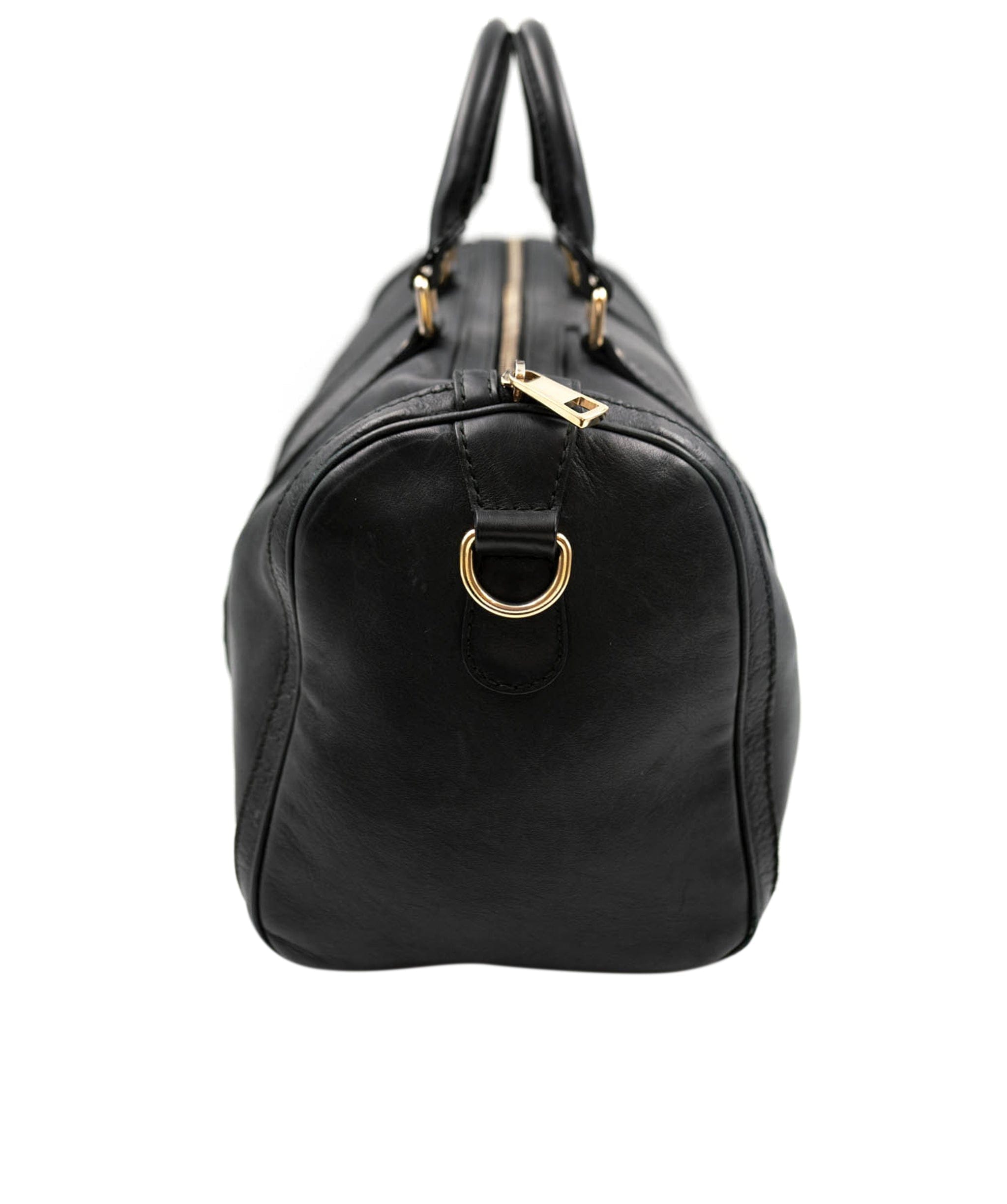 Gucci Gucci Black GG Leather Boston Bag - ADL1908