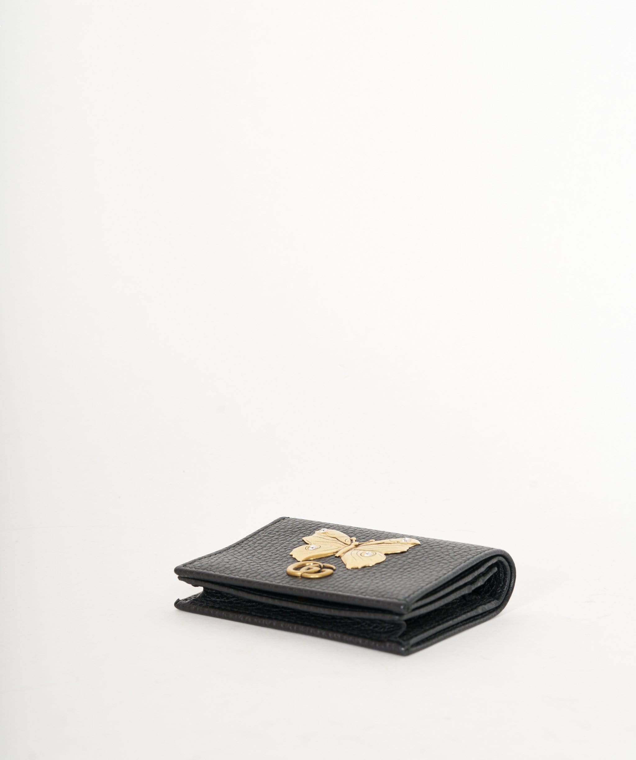 Gucci Gucci Black wallet with butterfly