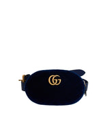 Gucci Gucci Blue Marmont belt bag - ADL1145