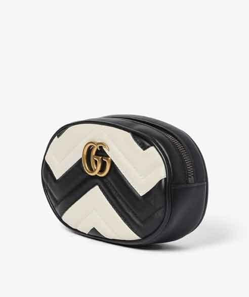 Black gucci bum discount bag