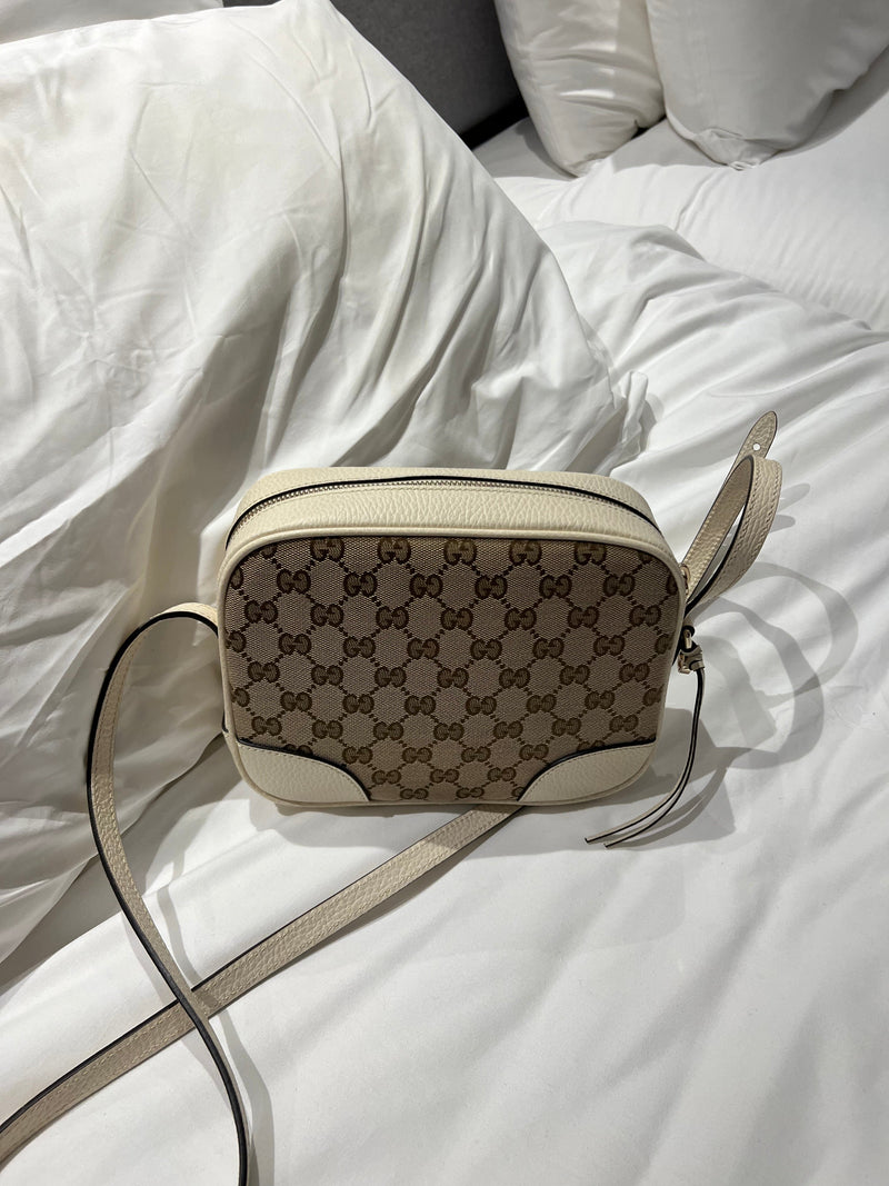 Gucci canvas 2025 camera bag