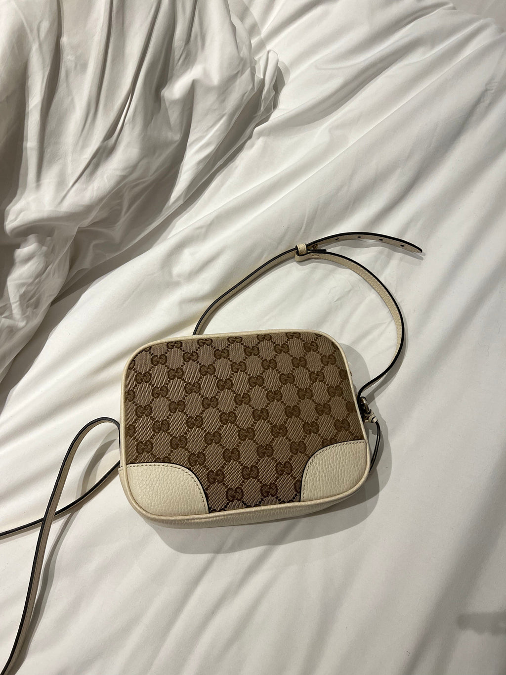 Gucci canvas clearance camera bag