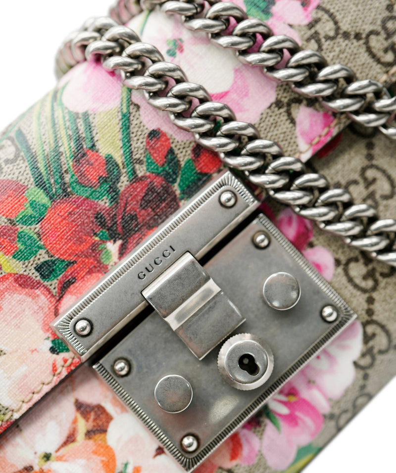 Gucci small discount floral shoulder bag