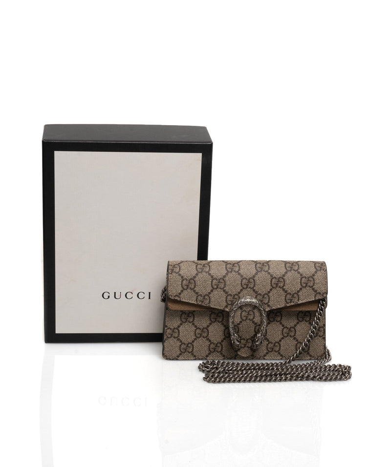 Gucci Gucci Dionysus Super mini GG Monogram Bag - ADL1418