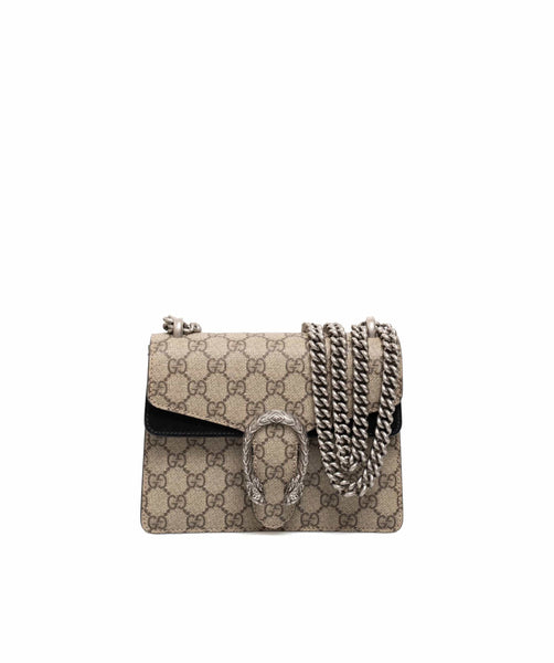 Gucci GG Supreme Monogram Mini Dionysus Shoulder Bag