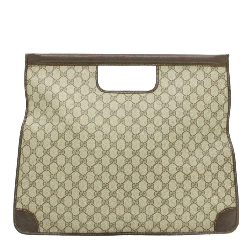 GUCCI GG Canvas Flat Hand Bag PVC Leather – LuxuryPromise