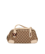 Gucci Gucci GG Canvas Top Hanle Bag GHW  AGL1086