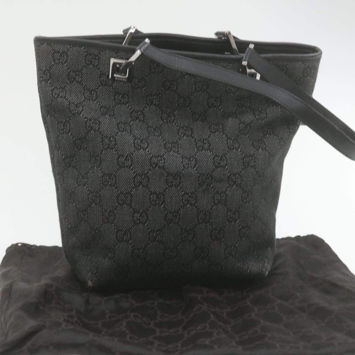 Gucci GUCCI GG Canvas Tote Bag Black AWL1079