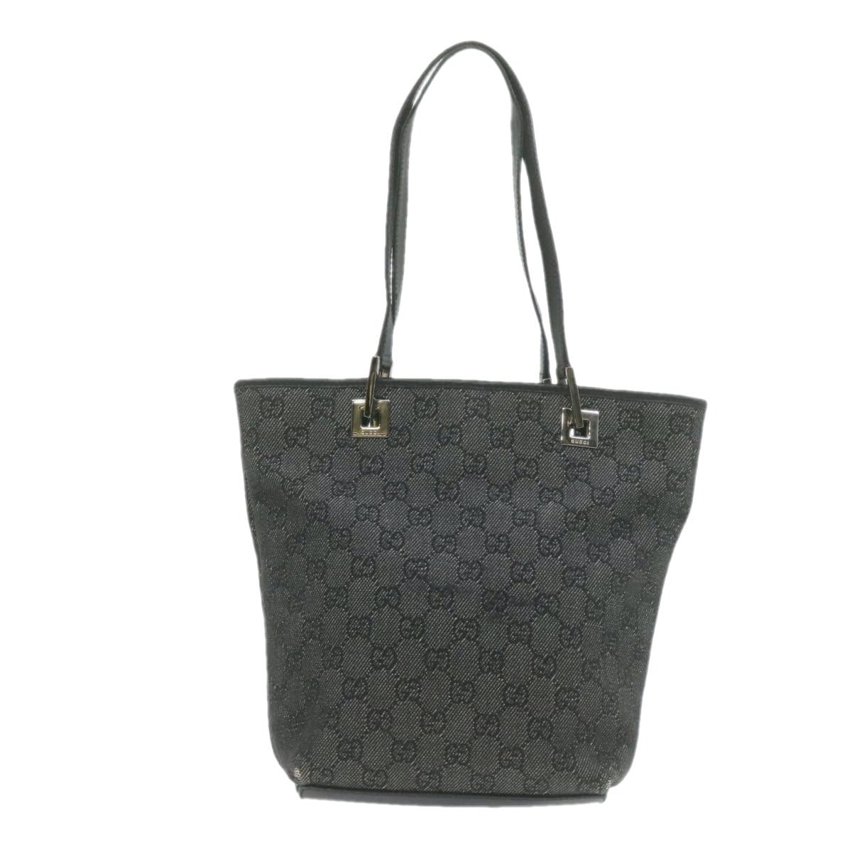 Gucci GUCCI GG Canvas Tote Bag Black AWL1079