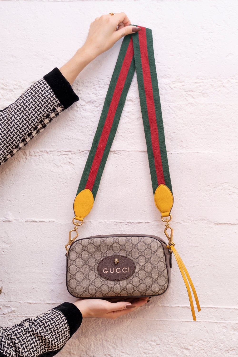Gucci Gucci GG Supreme Canvas Crossbody Bag GHW  - AGL1604