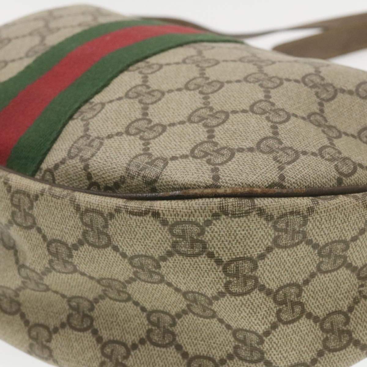 Gucci Gucci GG Supreme Web Large Shoulder Bag